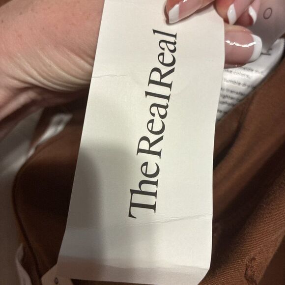 Frame Authentic Solid Brown Coated Ali Hugh Ride Cigarette Jeans Denim 26 - Picture 11 of 11